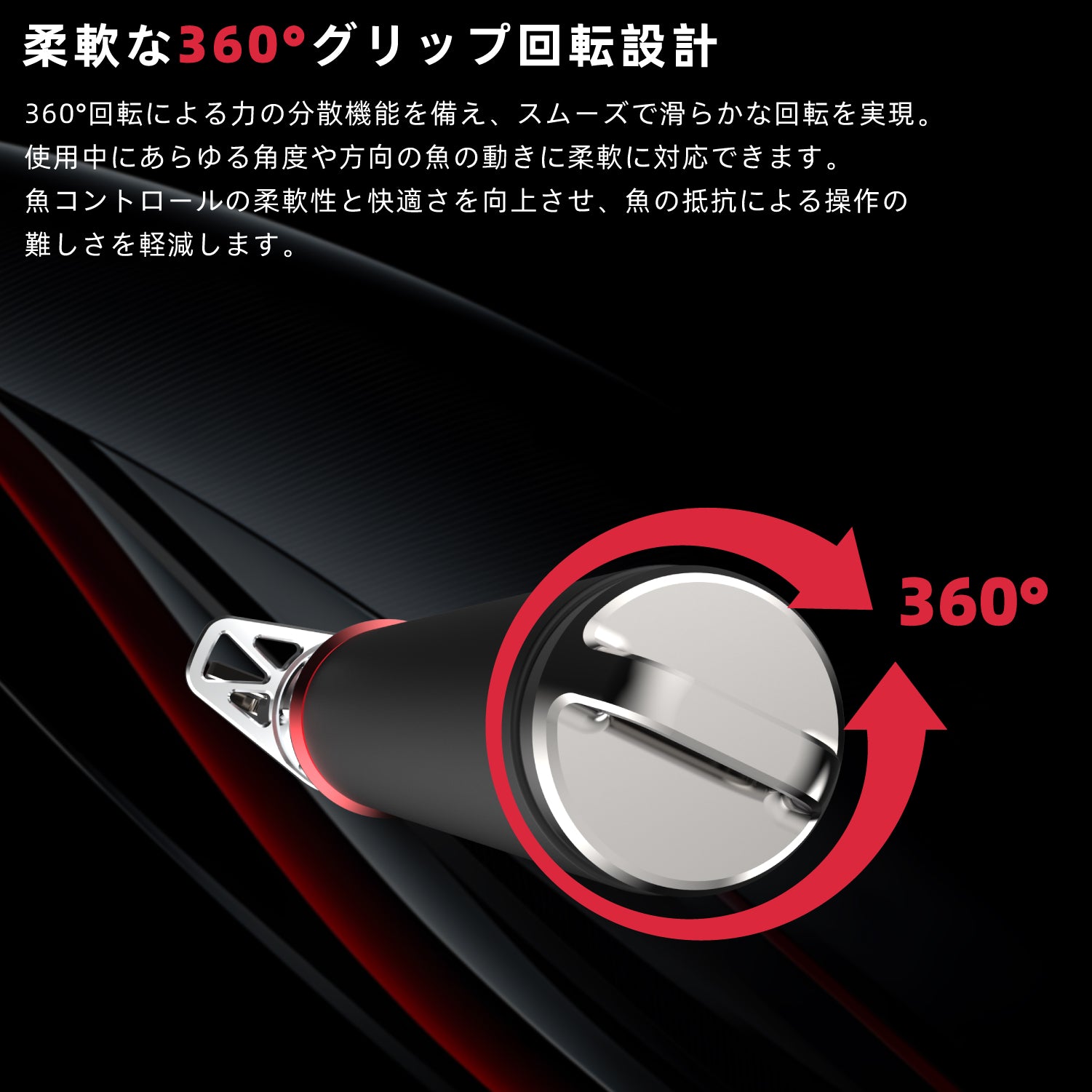QC30 アルミニウム合金6063製 フィッシュグリップ バックル構造設計 大型魚専用
