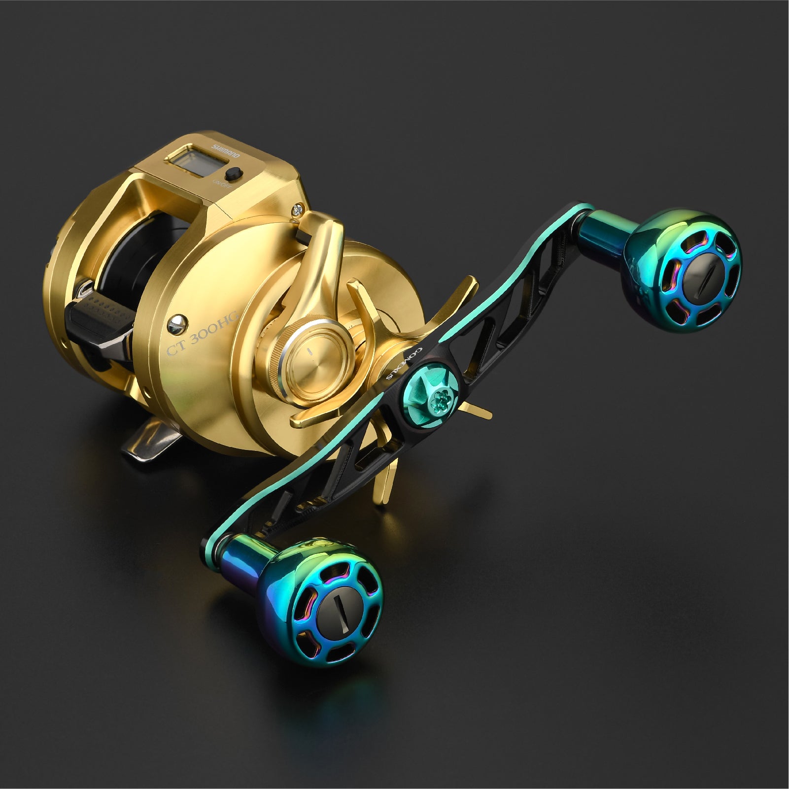 CH-T30-SP 超々ジュラルミン製ハンドル チタン製ノブ 120mm 数量限定