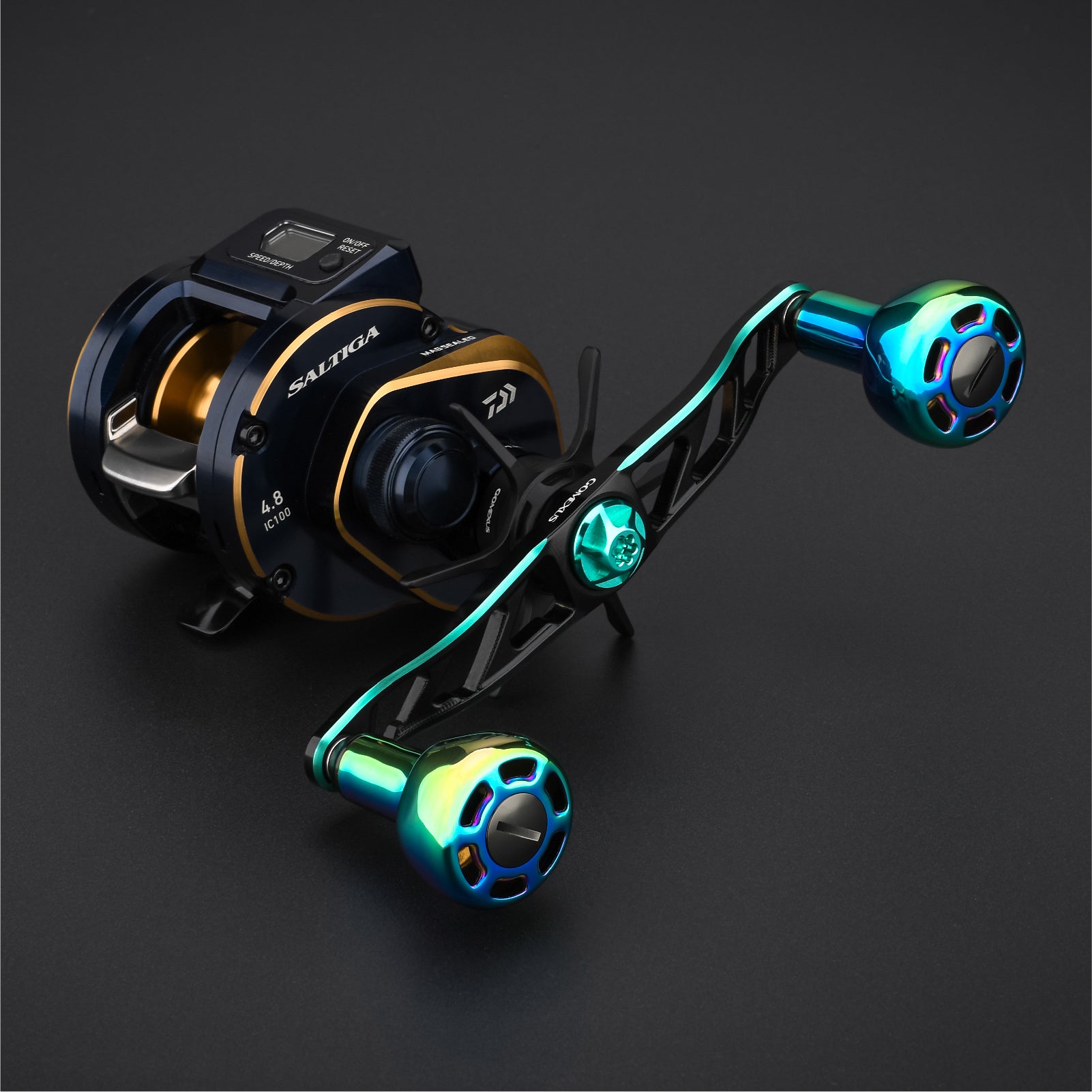 CH-T30-SP 超々ジュラルミン製ハンドル チタン製ノブ 120mm 数量限定
