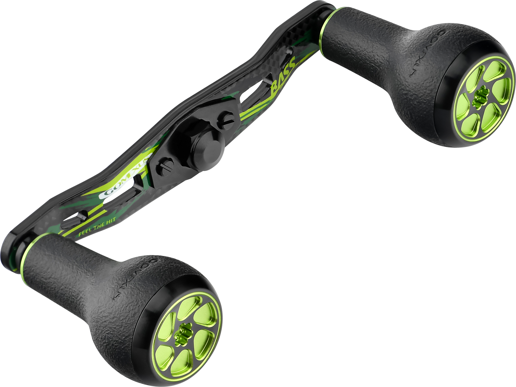 ゴメクサス FH-A27 リールハンドル 迷彩柄 カーボン製ハンドル 95mm