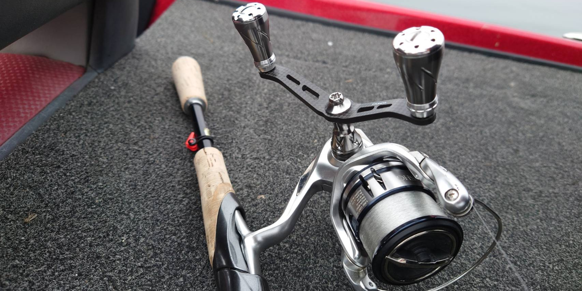 SHIMANO - 幻影旅団アンタレスDCHGジークラフトハンドルカスタム ゴメクサス 超々ジュラルミン製 ハンドル 120mm カスタム パーツ