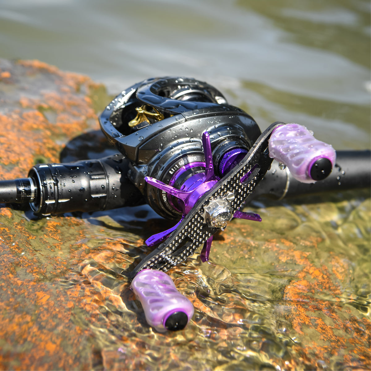FH-S20　カーボン製 ベイトリールハンドル　85mm　バス釣り　ライトゲーム