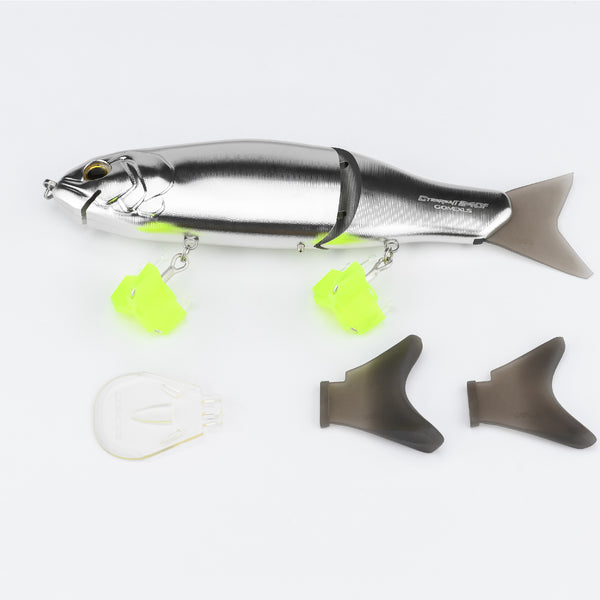 ゴメクサス　Cyberbait　CNCビッグベイト　A7006アルミ合金　240mm