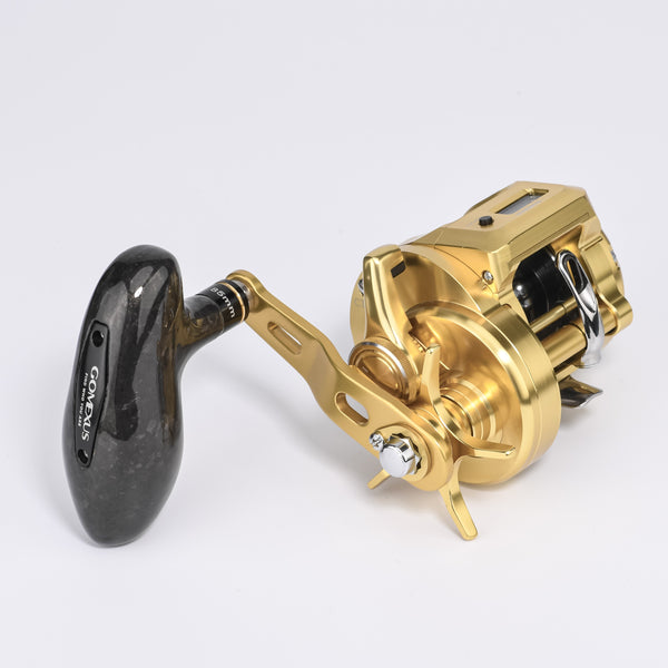 剛樹パワーハンドル110MM（カーブ）電動リール用ゴールド