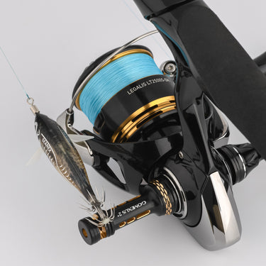 【23レガリス専用】FY-A20-LG　カーボン製ハンドル　98mm　ノブ付き イカ アジング エギング 左右兼用