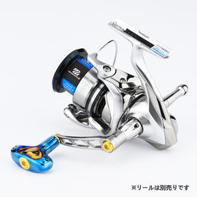 CJ-T42　超々ジュラルミン製ハンドル　チタン製ノブ付き　50mm