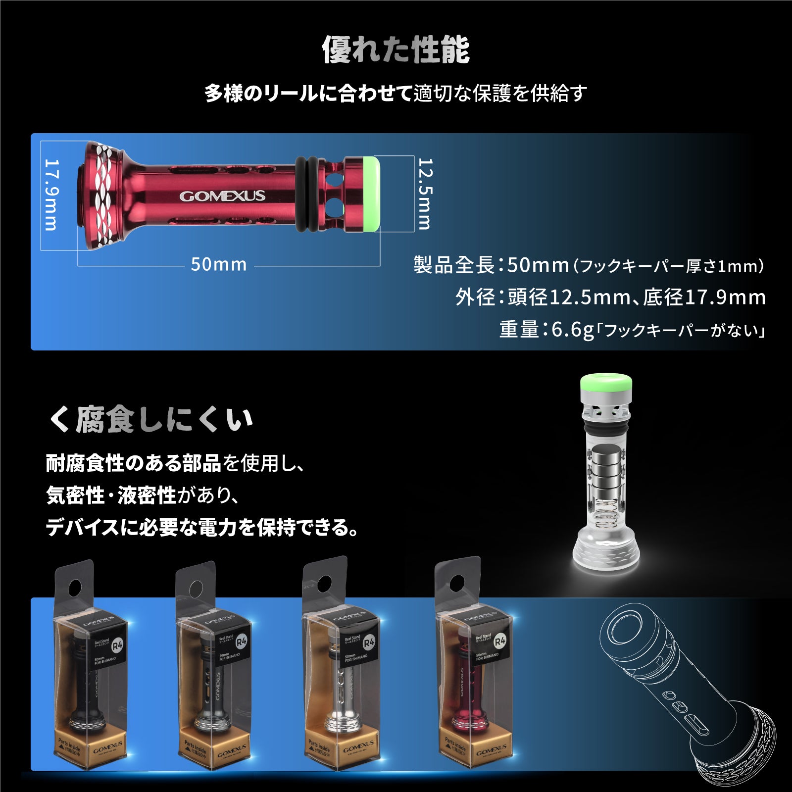 公式】リールスタンドR4の購入ページ｜ゴメクサス