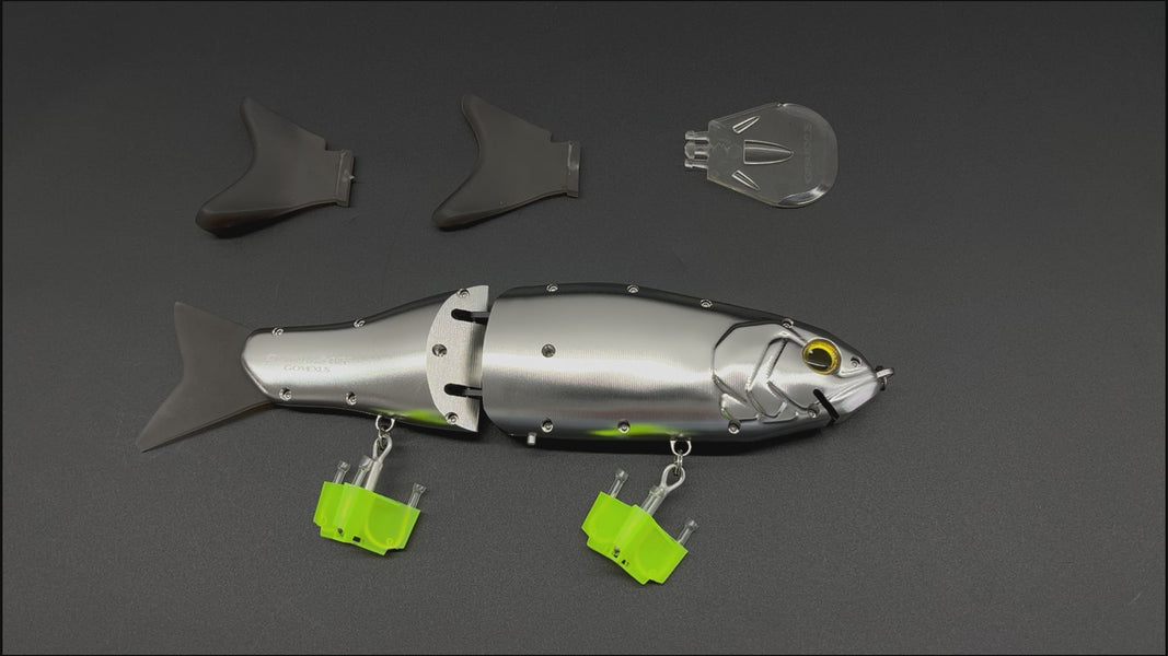 ゴメクサス　Cyberbait　CNCビッグベイト　A7006アルミ合金　240mm