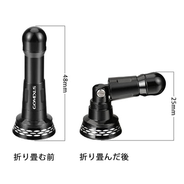 リールスタンド　R6　48mm　アルミ製　折り畳み可能　ステラ　ストラディック