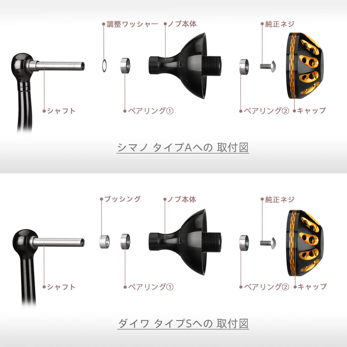 公式】TypeATypeSのハンドルノブの購入ページ｜ゴメクサス